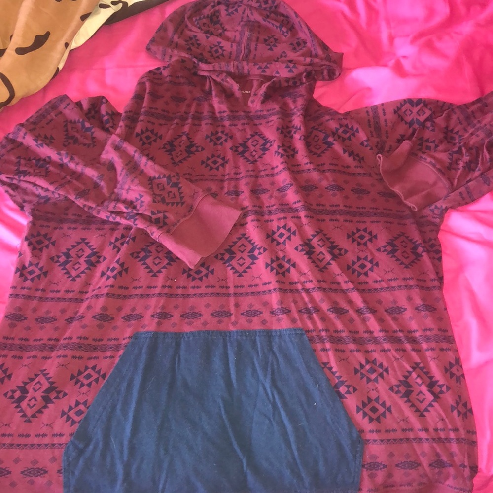 patterned sweater